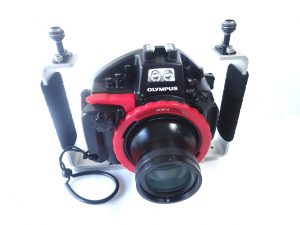 PT-EP14 + 60mmマクロポート + MPBK-04 グリップ セット例