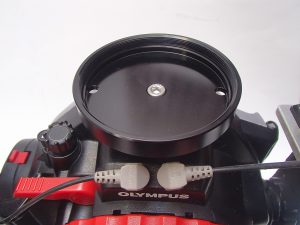 MPレンズホルダー67取付例(ホットシュー)