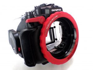 中古水中カメラ用品 オリンパス E-M1用防水プロテクターPT-EP11