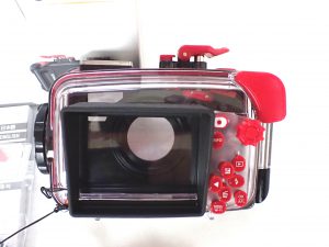 中古水中カメラ用品 OLYMPUS TG-4用防水プロテクターPT-056