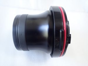 中古水中カメラ用品 M.ZUIKO DIGITAL ED 60mm マクロレンズ用 60mmマクロポート FLP-02/OMD