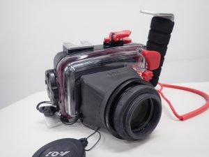 AOI UMG-01 PT-058用マグニファイヤー(視度調整機能付き)装着例