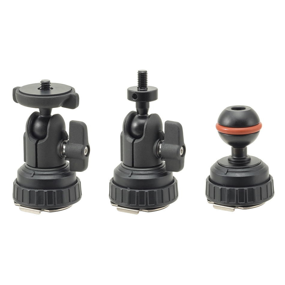 INON シューベース 1/4-20UNC、シューベース M6、シューベース BALL 発売