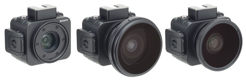 INON レンズ未装着時、「UWL-100 28M55」装着時、「UCL-G165 M55」装着