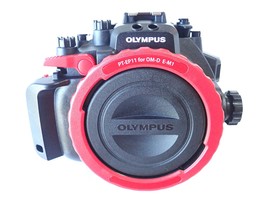 中古水中カメラ機材 オリンパス PT-EP11 防水プロテクター( OM-D E-M1用 )