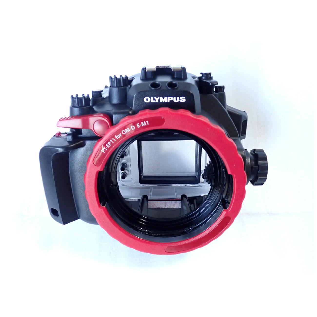 中古水中カメラ機材 オリンパスPT-EP11防水プロテクター(E-M1用)