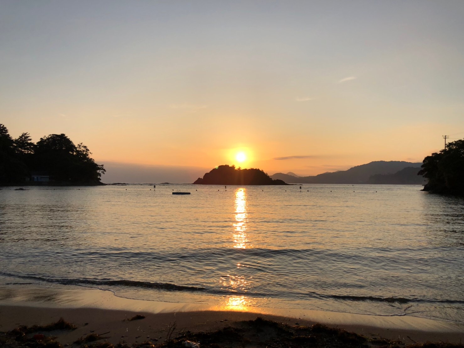 お盆期間中 日本海