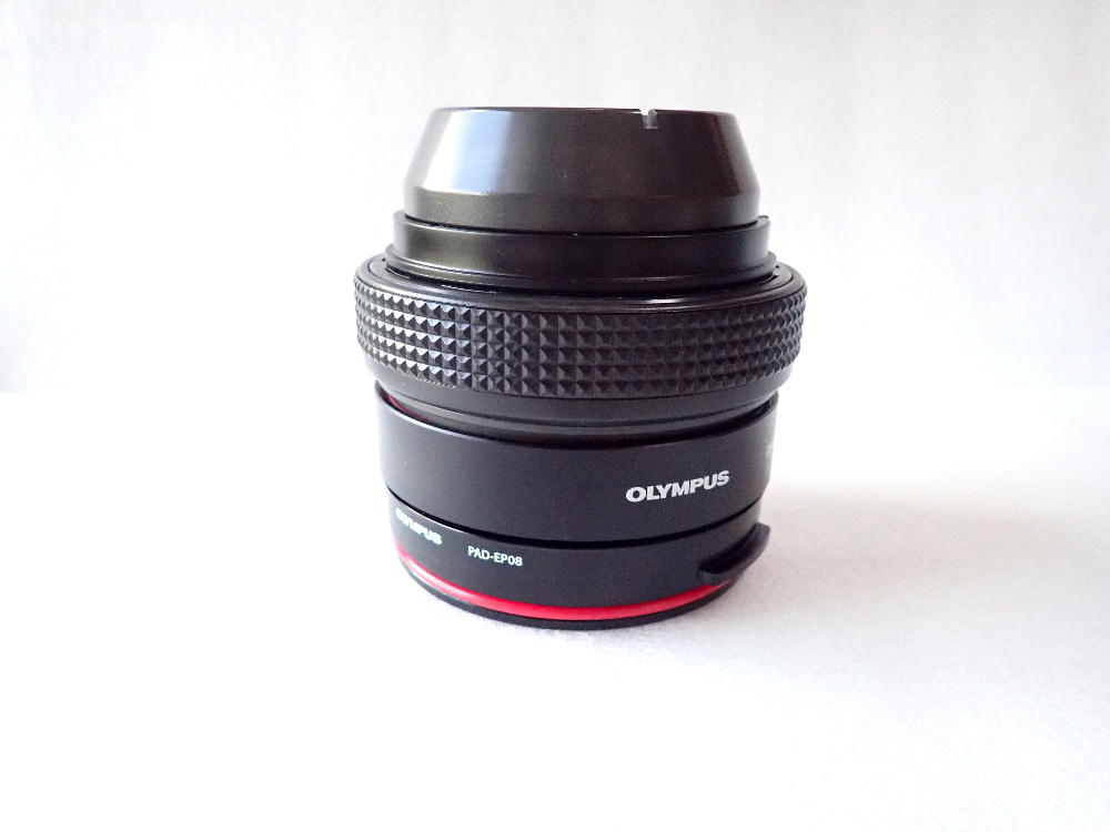 中古水中カメラ機材 INON MRS50ポート for オリンパス OLYMPUS 防水延長リングPER-E01 アダプターPAD-EP08