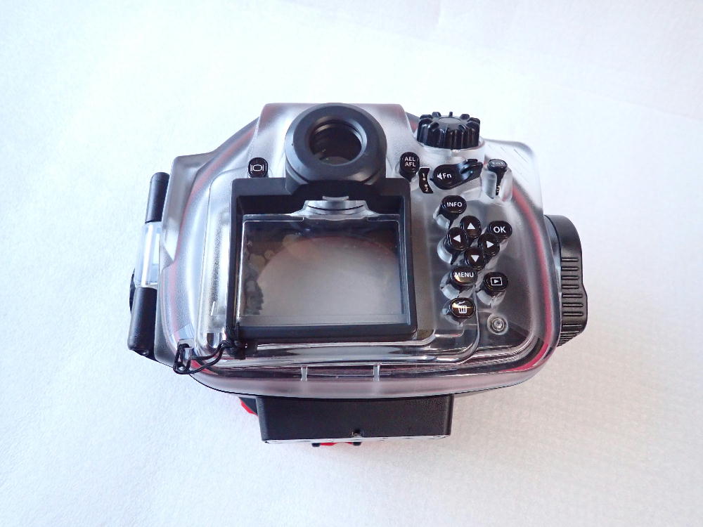 中古水中カメラ機材 OLYMPUS PT-EP11ハウジング MPBK-04両手グリップ付き